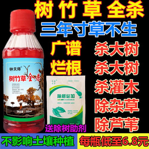 高效農藥與除草劑 全面解決樹木、竹子及雜草問題